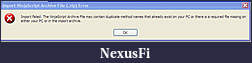 Click image for larger version

Name:	VisualSMAX2zip_error.jpg
Views:	312
Size:	23.1 KB
ID:	47593